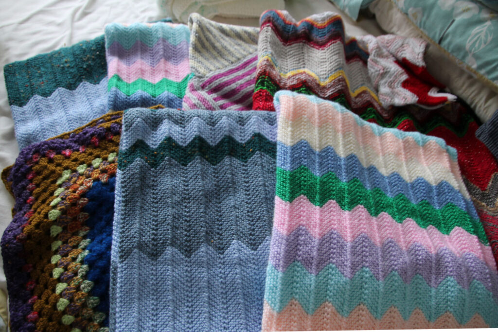 Knitted blankets