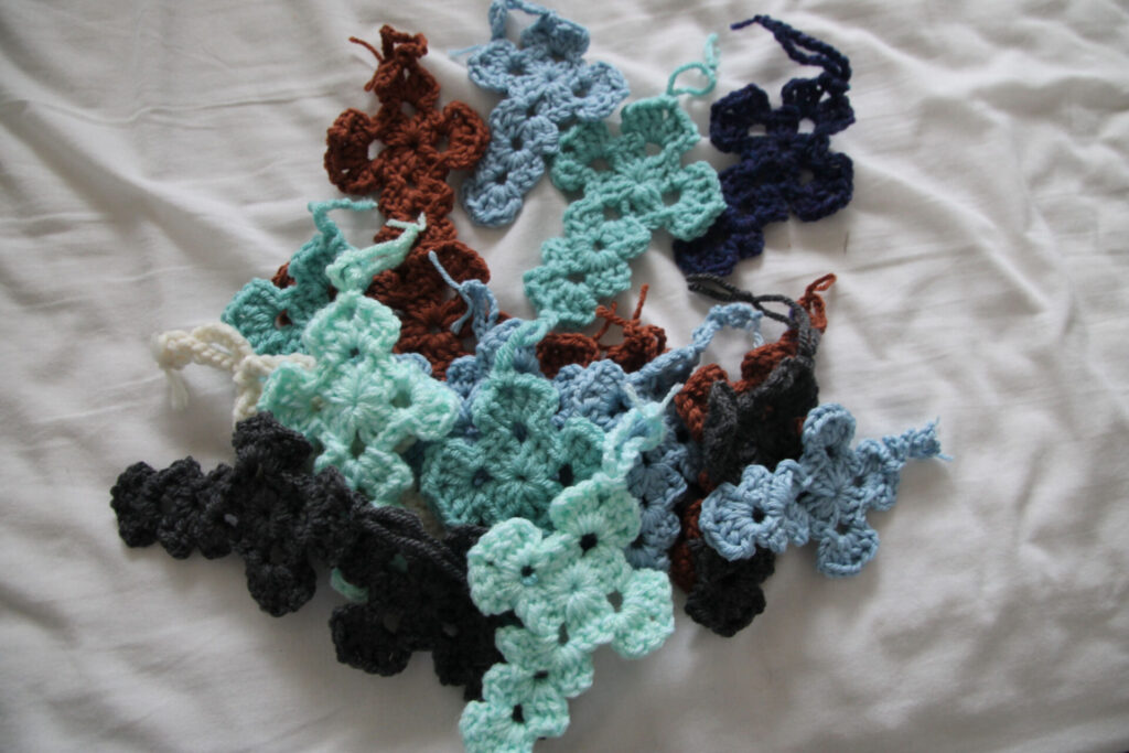 knitted crosses